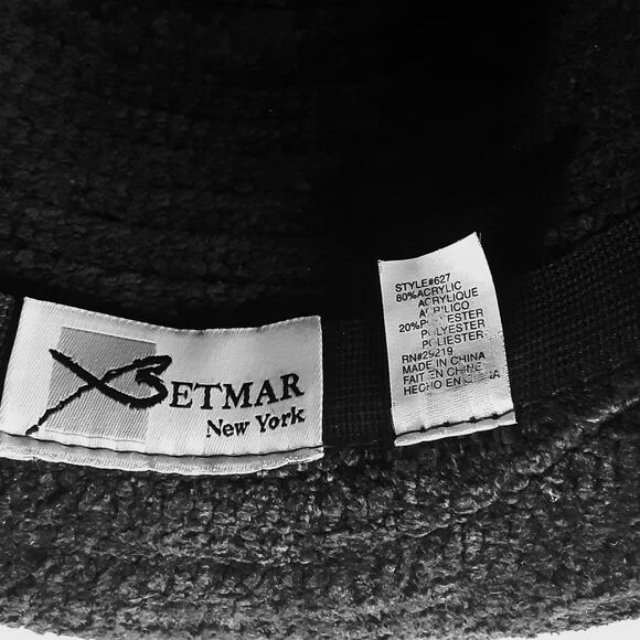 Betmar New York 627 Chenille Dark Brown Curved Brim Hat - Picture 10 of 10